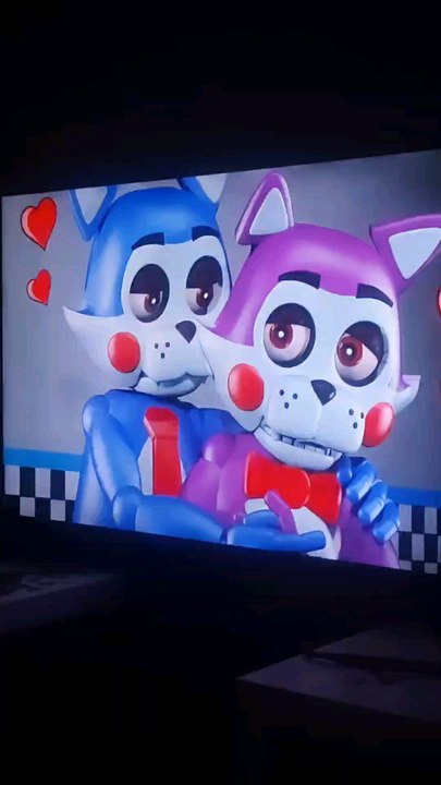 Five Nights at Candy's/Fnac/Five Nights at Candy's Remastered Candy and Cindy the Cat are Hugging brother and sister