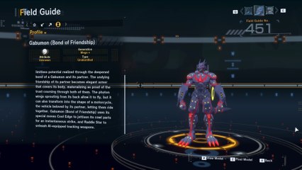 gabumon (bond of friendship) all digivolution/de-digivolution/profile Digimon Story Time Stranger