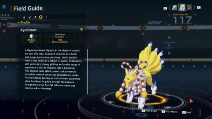 kyubimon all digivolution/de-digivolution/profile Digimon Story Time Stranger