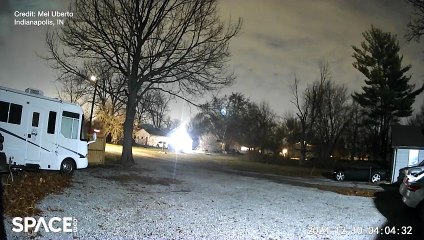 Brilliant Fireball Lights Up Skies Over Indiana