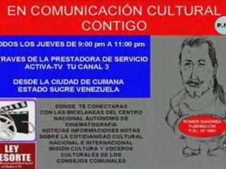 PROMOCION PROGRAMA EN COMUNICACION CULTURAL CONTIGO Nº4