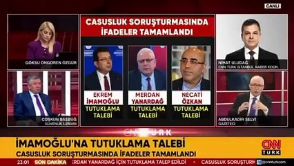 Abdulkadir Selvi: Bir fotoğraf verilmesi  İmamoğlu’nun casusluk faaliyeti içerisinde olduğunu kanıtlamaya yetmez