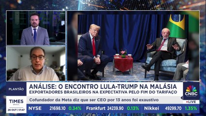 Mercado reage ao encontro Lula-Trump; veja como a Abimaq se posicionou sobre tarifaço | PLANTÃO
