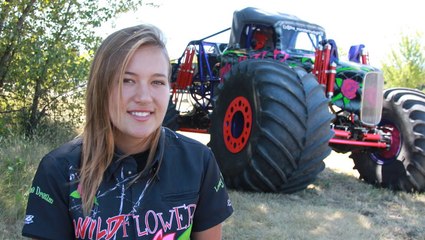 Monster Truck Teen Takes On The Pros
