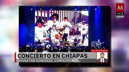 Saúl Hernández dedica canción a madres buscadoras en concierto en Chiapas