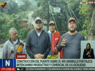 Lara | Poder Popular de Andrés Eloy Blanco inaugura el puente "Campesinos Unidos"