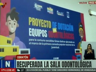 Bolívar | Recuperación de Sala Odontológica favorecerá a 17 consejos comunales