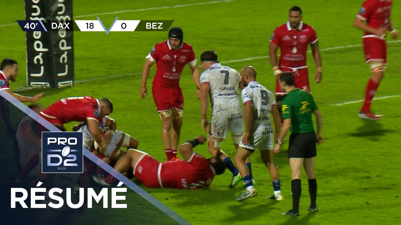PRO D2 Saison 2025-2026 J08 - Résumé US Dax - AS Béziers Hérault Rugby