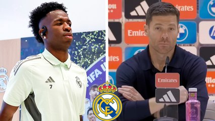 Xabi Alonso sobre el berrinche de Vinicius tras salir de cambio en el Clásico: "Lo hablaremos en el vestuario"