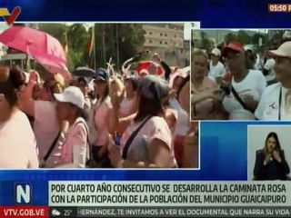 Celebrada 4ta Caminata Rosa para crear conciencia sobre el cáncer de mama