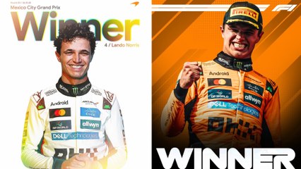 Lando Norris se corona en México por primera vez; el piloto de McLaren le arrebata puntos a Verstappen