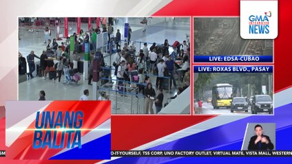 CAAP – Mga paliparan, itinaas sa heightened alert status para sa Undas 2025 | Unang Balita