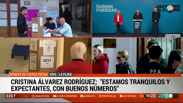 Las primeras palabras desde el búnker de Fuerza Patria en La Plata