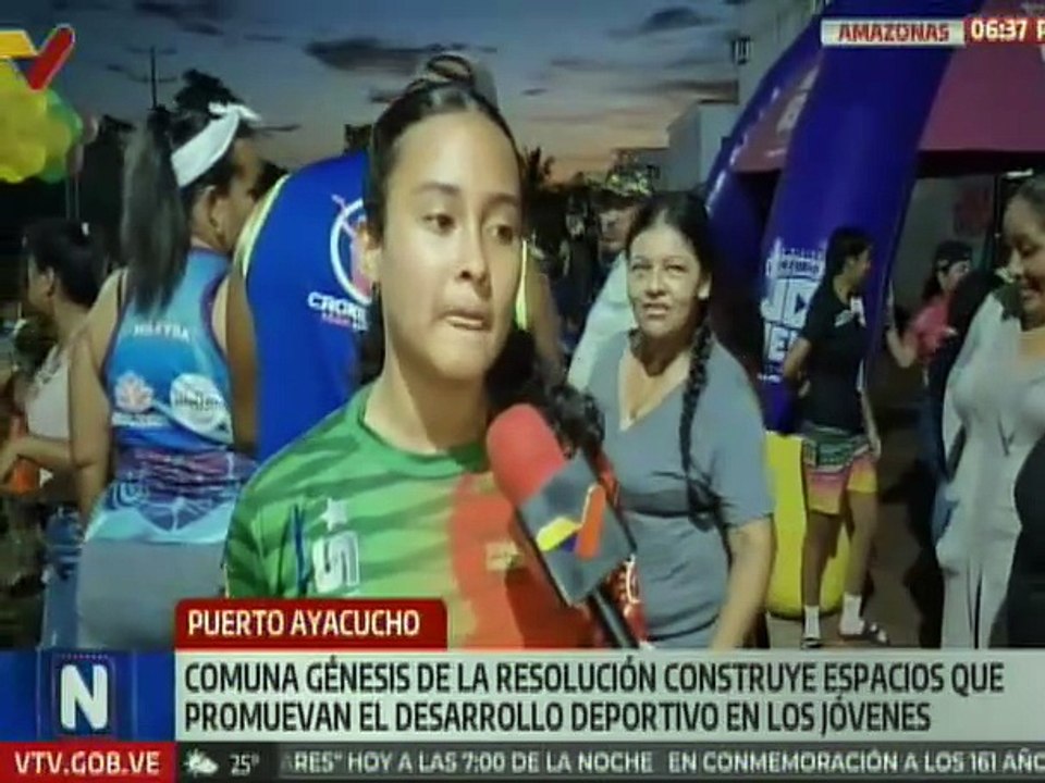 Amazonas | Comuna Génesis de la Revolución inaugura cancha deportiva con actividades recreativas