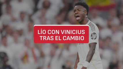 Vinicius, según Dazn, al irse del campo: "yo me voy del equipo, mejor me voy"