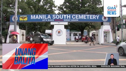 7,000, naitalang bumisita at naglinis sa mga puntod sa Manila South Cemetery kahapon | Unang Balita