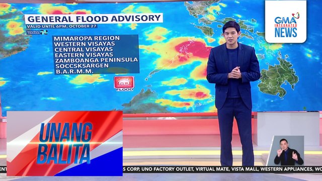Weather update as of 7AM (October 27, 2025) | Unang Balita