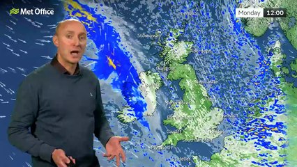 Met Office Monday Morning Weather Forecast 27/10/2025