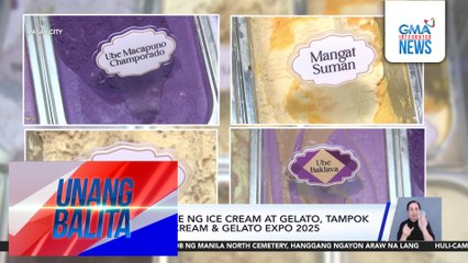 Iba't ibang klase ng ice cream at gelato, tampok sa 1st Int'l Ice Cream & Gelato Expo 2025 | Unang Balita