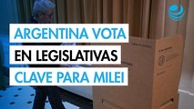 Argentina celebra legislativas clave para la gobernabilidad de Milei