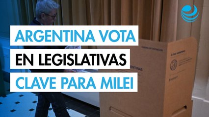 Argentina celebra legislativas clave para la gobernabilidad de Milei