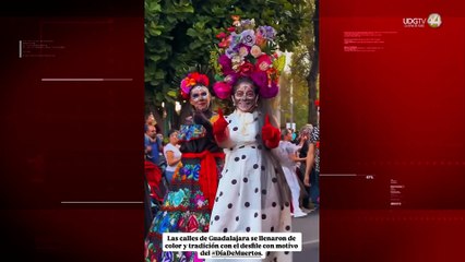 Comienzan las celebraciones por el Día de Muertos con desfile en Guadalajara
