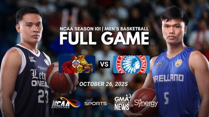 FULL GAME - Letran Knights vs Arellano Chiefs (Men's Basketball) | NCAA Season 101