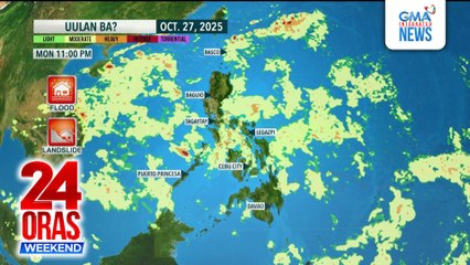 Online Exclusive – PAGASA - Low Pressure Area ang nagpapaulan sa Mindanao, Visayas, Palawan at Bicol Region | 24 Oras Weekend