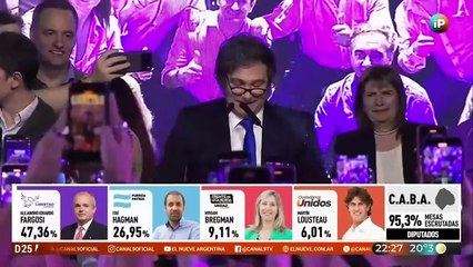 Javier Milei: "hoy comienza la construcción de la Argentina grande"