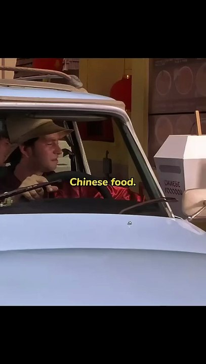 He freaked out at the drive-through lady 🤣🥡 #movie #series