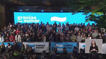 La palabra de Axel Kicillof desde el búnker de Fuerza Patria