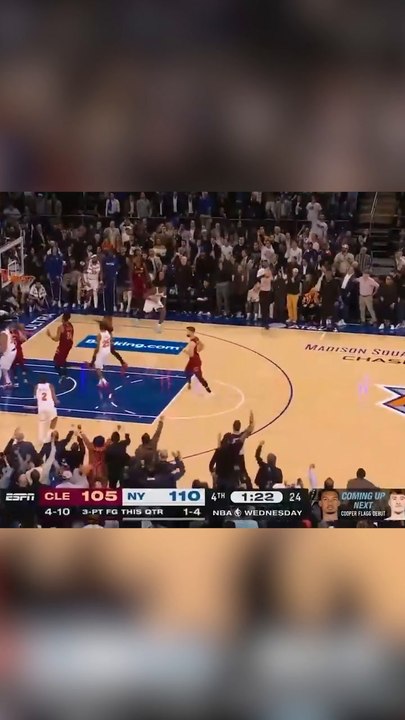 Mike Breen's first "BANG!" was a good one