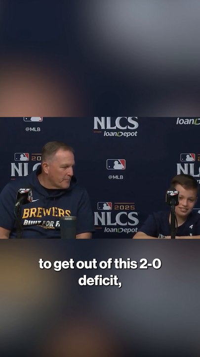 Pat Murphy's son, Austin, answers question at press conference