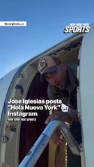 Hola, Nueva York! Jose Iglesias is enjoying his time off