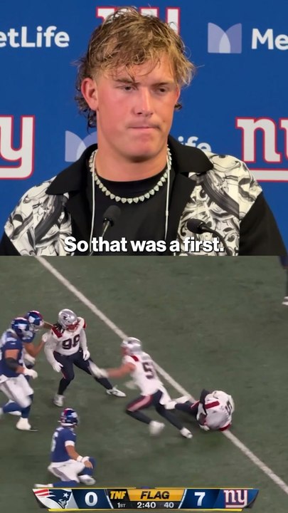 Jaxson Dart has never been taken out of a game for getting the wind knocked out of him before