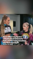 Charlotte Flair and Alexa Bliss are currently "Friends of Convenience" heading into WWE Summerslam