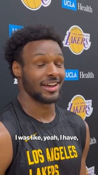Bronny James on the LeBron James trade rumors