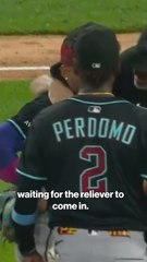 Ketel Marte broke down in tears after a heckler allegedly made comments about his late mother