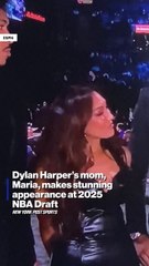 The biggest winner of the draft so far: Maria Harper (Dylan’s mom)