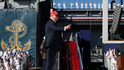 Trump honors US Navy’s 250th anniversary amid government shutdown