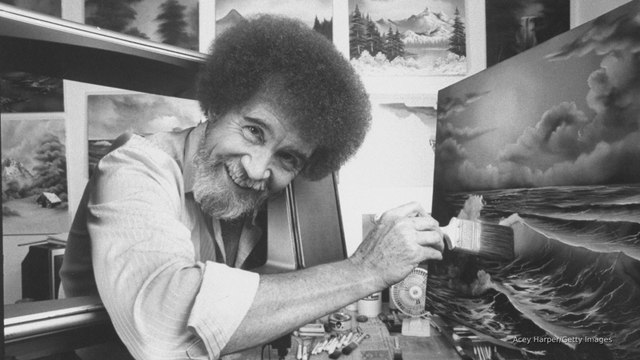 Bob Ross paintings to be auctioned to help fund public broadcasters