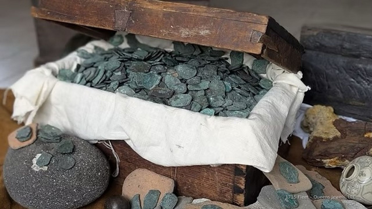 1,000+ treasure coins pulled from 1715 shipwreck off Florida coast