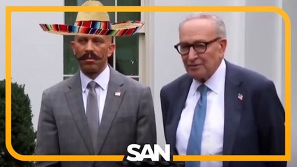 Trump posts AI video falsely showing Schumer, Jeffries denigrating Democrats