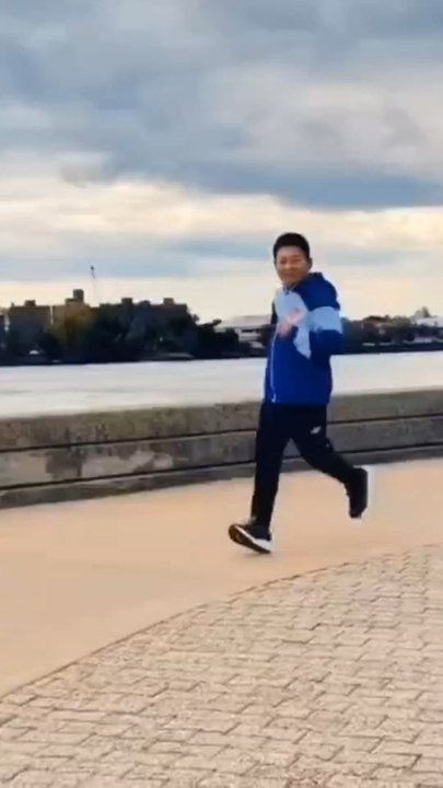 On the runway of Roosevelt Island Lighthouse Park, Nelson Wang, a resident of The Octagon, still hasn't awakened his Olympic dream. The video was shot on October 25, 2025.