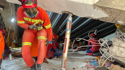 Rescue teams search for survivors after school collapse in Indonesia