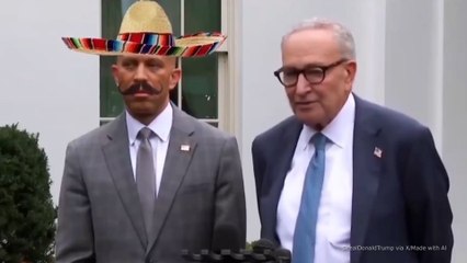 Trump posts AI video falsely showing Schumer, Jeffries denigrating Democrats