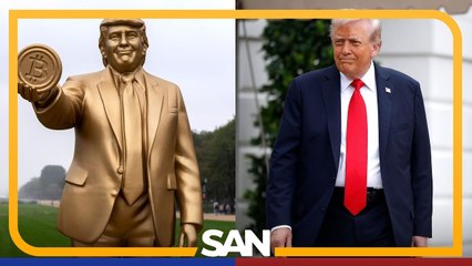 Crypto investors install Trump statue; Trump approval rating hits second-term low: Media Miss Minute