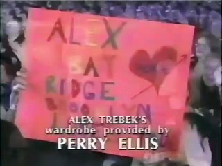 Jeopardy! closing credits, 11/8/99