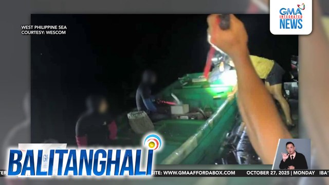 Ilang Chinese boats na ilegal na nangingisda malapit sa Ayungin Shoal, naharang; ilegal na gamit pangisda kabilang ang umano'y cyanide, nasabat | Balitanghali