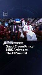 Saudi Crown Prince MBS Arrives at The FII Summit